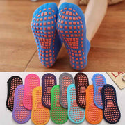 Black Anti-Slip Trampoline Socks for Parent-Child Use, Cotton Polyester Spandex with Silicone Dots, Elastic Sports Socks for Toddlers 1-4 Years Old In Australia - Darrahopens