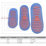 Black Anti-Slip Trampoline Socks for Parent-Child Use, Cotton Polyester Spandex with Silicone Dots, Elastic Sports Socks for Toddlers 1-4 Years Old In Australia - Darrahopens