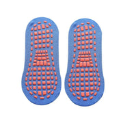 Black Anti-Slip Trampoline Socks for Parent-Child Use, Cotton Polyester Spandex with Silicone Dots, Elastic Sports Socks for Toddlers 1-4 Years Old In Australia - Darrahopens