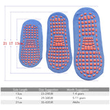 Black Anti-Slip Trampoline Socks for Adults, Cotton Polyester Spandex with Silicone Dots, Elastic Breathable Sports Socks for Indoor Playgrounds and Gyms In Australia - Darrahopens