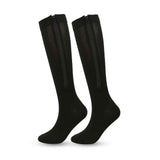 Black Zipper Compression Socks 2 Pairs for Men Women, Easy On-Off with Skin Protection Zipper, Closed Toe Medical Stocking for Varicose Veins and Edema S/M In Australia - Darrahopens