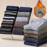 Men's Extra Thick Thermal Winter Socks 10 Pairs, Warm Brushed Plush Lining for Extreme Cold, Ideal for Hiking Skiing Outdoor Work and Everyday Use In Australia - Darrahopens