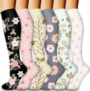 Compression Socks for Women Men Circulation 6 Pairs, Graduated Support for Running Athletic Sports S/M, Breathable Nylon Polyester for All-Day Comfort and Recovery In Australia - Darrahopens