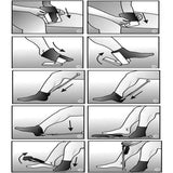 Sock Aid Tool for Put On and Take Off Support Stockings, Ergonomic Cradle Design with Soft Rubberized Grip, Suitable for Compression Socks, Seniors and Pregnancy In Australia - Darrahopens