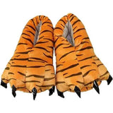 Unisex Animal Paw Clog Slippers Chicken Bird Foot Cow Tiger Giraffe Design, Soft Fleece Lined Non-Slip Sole, Size L 40-45 for Fun Halloween Party and Home Wear In Australia - Darrahopens