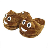Funny Fuzzy Stuffed Poop Slippers for Adults, Cute Emoji Style with Non-Slip Silicone Sole, Soft Cotton Lining for Warmth, One Size 38-44 for Cosplay and Home In Australia - Darrahopens