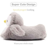 Cute Penguin Plush Slippers for Women, Fun and Cozy Fluffy House Shoes with Soft Cotton Interlayer and Non-Slip Sole, Perfect Gift for US 5-8 In Australia - Darrahopens