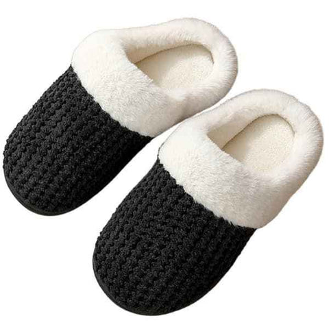 Cozy Winter Slippers for Women Men with TPR Non-Slip Sole, Soft Breathable Lining, Lightweight Quiet Design for Indoor Home Office Use In Australia - Darrahopens