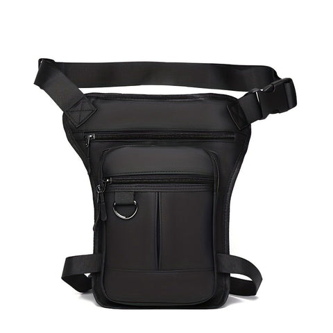 Water-Resistant Oxford Leg Bag with Adjustable Waist and Thigh Straps, Compact Motorcycle Crossbody Bag for Cycling, Hiking and Travel In Australia - Darrahopens