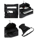 Water-Resistant Oxford Leg Bag with Adjustable Waist and Thigh Straps, Compact Motorcycle Crossbody Bag for Cycling, Hiking and Travel
