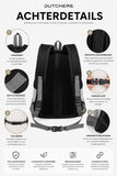 Pet Carrier Backpack with Breathable Mesh Panels, Safety Strap and Adjustable Shoulder Straps for Small Dogs and Cats, Black, Size L In Australia - Darrahopens