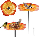Bird Bath on Pedestal, Outdoor Bird Baths, Standing Bird Drinking Bowl, Bird Water Bath, For Garden, Lawn, Patio In Australia - Darrahopens