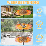 Bird Bath on Pedestal, Outdoor Bird Baths, Standing Bird Drinking Bowl, Bird Water Bath, For Garden, Lawn, Patio In Australia - Darrahopens