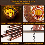 Magic Wind Chime, Solar moon and sun lighting, Outdoor lighting, Wind organ, Solar lighting, Solar garden lighting In Australia - Darrahopens