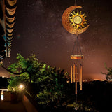 Magic Wind Chime, Solar moon and sun lighting, Outdoor lighting, Wind organ, Solar lighting, Solar garden lighting In Australia - Darrahopens