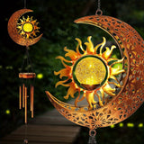 Magic Wind Chime, Solar moon and sun lighting, Outdoor lighting, Wind organ, Solar lighting, Solar garden lighting In Australia - Darrahopens