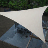 Shade Cloth, 4x4 m, Triangle, Cream, for Garden, Patio and Outdoor Shade, with UV Protection and Reinforced Corner Rings In Australia - Darrahopens