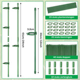 Plant Trellis, Plant Supports for Climbing Plants, Outdoor Wall Rack, Green, for Growing Vegetables, Herbs and Flowers