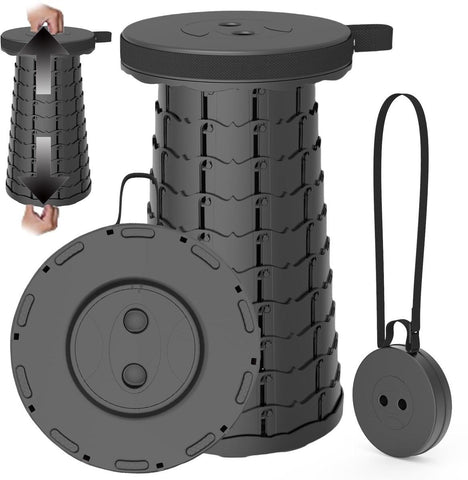 Folding Stool, Telescopic Camping Chair, Lightweight, as a Fishing Chair, Travel Chair and Outdoor Chair