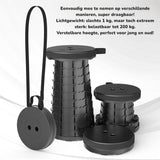Folding Stool, Telescopic Camping Chair, Lightweight, as a Fishing Chair, Travel Chair and Outdoor Chair