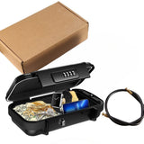Cash Box, Portable Safe, Small Beach Safe, Locker, Security, Combination Lock, Vacation, for Cats, Dogs and Small Pets