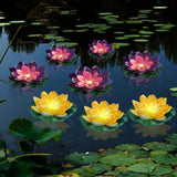 2 Pieces Solar Lotus Lighting, Floating LED Lights, Solar Garden Lighting, Garden Lights, Garden Decorative Lights, Outdoor Lighting In Australia - Darrahopens