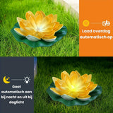 2 Pieces Solar Lotus Lighting, Floating LED Lights, Solar Garden Lighting, Garden Lights, Garden Decorative Lights, Outdoor Lighting