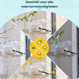 Window Birdhouse, Transparent, With Suction Cups, Feeding Station, for Attracting and Watching Small Wild Birds from Your Window at Home In Australia - Darrahopens