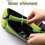 Running Waistband, water repellent and Breathable Material, Spacious Storage Pockets for Smartphone, Water Bottle or Power Bank, Yellow