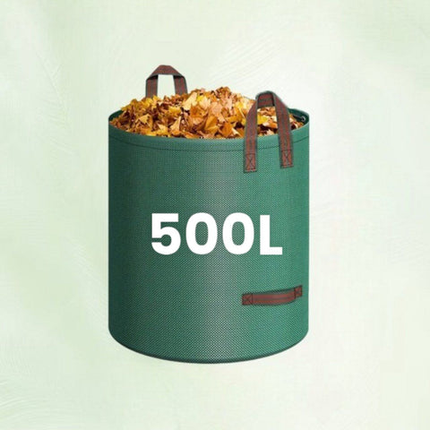 Sustainable Garden Waste Bag 500L, Extra Large, Foldable Garden Bag, Big Bag, Rubble Bag, Green Waste, Leaf Bag, Waterproof In Australia - Darrahopens