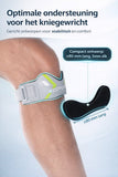 1 Piece Knee Brace, Lightweight and Breathable Daily Knee Support for Sports, Walking and Running, Grey and Green