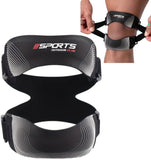 1 Piece Adjustable Knee Brace with Breathable Support Straps, Lightweight Knee Protector for Sports, Walking and Running, Black In Australia - Darrahopens