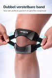 1 Piece Adjustable Knee Brace with Breathable Support Straps, Lightweight Knee Protector for Sports, Walking and Running, Black In Australia - Darrahopens