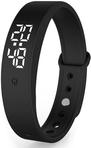 Vibration Alarm Reminder Watch with Silent Wrist Alerts and 10 Time Reminders for Medication, Meals and Daily Schedules, Black