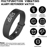 Vibration Alarm Reminder Watch with Silent Wrist Alerts and 10 Time Reminders for Medication, Meals and Daily Schedules, Blue In Australia - Darrahopens
