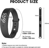 Vibration Alarm Reminder Watch with Silent Wrist Alerts and 10 Time Reminders for Medication, Meals and Daily Schedules, Pink