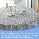 Round oilcloth, outdoor oilcloth, Washable, Easy to clean, non slip, Picnic Home Decorative Fabric, Dust, repellent, Decorative Grey, 150 cm In Australia - Darrahopens
