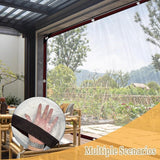 Transparent PVC Tarpaulin, Heavy Duty Patio Cover for Plant, Garden and Chicken Coop Wind and Rain Protection, 4 x 4 m In Australia - Darrahopens