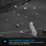 Waterproof 210D Parasol Cover for Cantilever and Standing Parasols, Dustproof Weatherproof UV Protection, Black, 265 x 70 cm In Australia - Darrahopens
