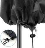 Waterproof 210D Parasol Cover for Cantilever and Standing Parasols, Dustproof Weatherproof UV Protection, Black, 265 x 70 cm In Australia - Darrahopens