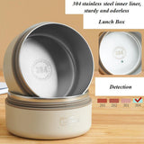 Lunch box, snack box with three layers of stainless steel with insulated bag, 440 ml, for Home Kitchen and Everyday Cooking In Australia - Darrahopens
