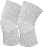 1 Pair Bamboo knee brace, Sports knee brace for men and women, Compression knee brace for running and training grey, XL In Australia - Darrahopens