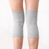 1 Pair Bamboo knee brace, Sports knee brace for men and women, Compression knee brace for running and training grey, XL