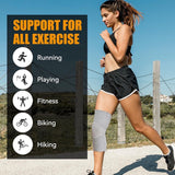 1 Pair Bamboo knee brace, Sports knee brace for men and women, Compression knee brace for running and training grey, XL