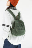 Small Corduroy Backpack for Women and Men, Lightweight Casual Daypack with Storage Pockets for School, Work and Travel, Red In Australia - Darrahopens