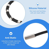 Anti, Static Armband, Silicone Sports Wristband, 8, Eliminates Static Electricity, Waterproof and Washable, For Running and Winter, Black In Australia - Darrahopens