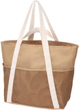 Women's Beach Bag, Beach Bag for the Whole Family, Waterproof Mesh Beach Bag, Fashionable and Versatile Bag for Beach, XXL Brown In Australia - Darrahopens