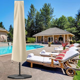 Parasol Cover for Cantilever Parasol, Waterproof parasol cover with pole, for parasols from 2.10 m to 3.30 m, 190 x 30 x 50 cm