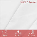 Plus Size Waterproof Apron with Two Pockets and Adjustable Neck Strap for Cooking, Grilling and Working, White, 97 x 88 cm