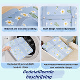 2 Packs Oxford Cloth Storage Bags, Large Capacity Quilt, Clothing and Luggage Moving Bags for Seasonal Home Storage, Blue, 51 x 20 x 32 cm In Australia - Darrahopens